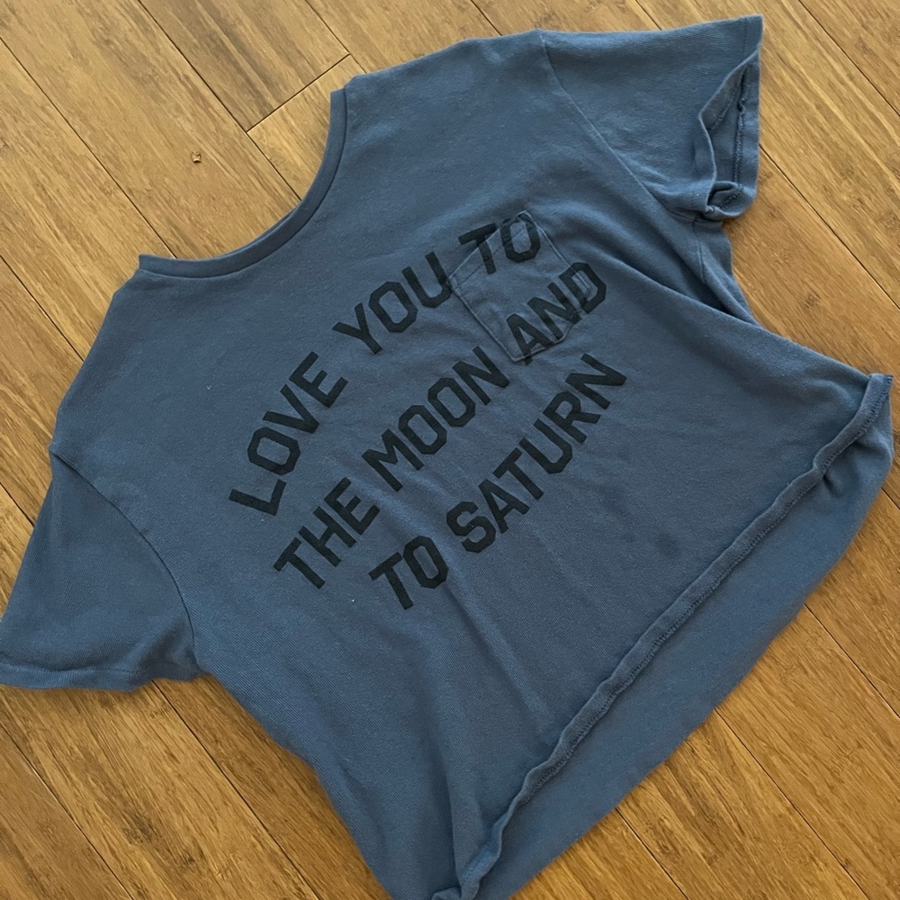 Official Taylor Swift S/M folklore cropped tee